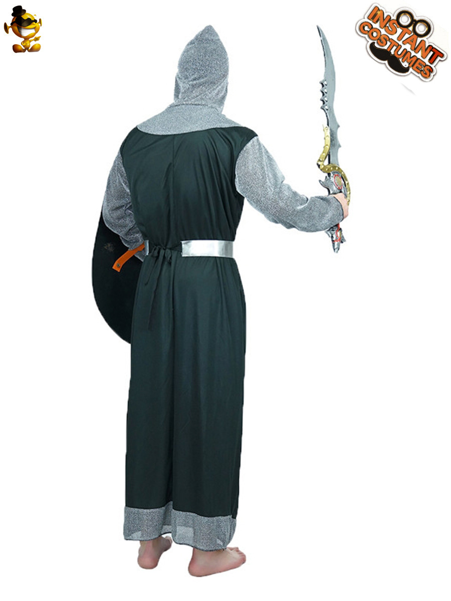 Halloween adulto masculino cruzado Guerrero traje de escenario traje de rendimiento Cosplay traje de actuación de rol