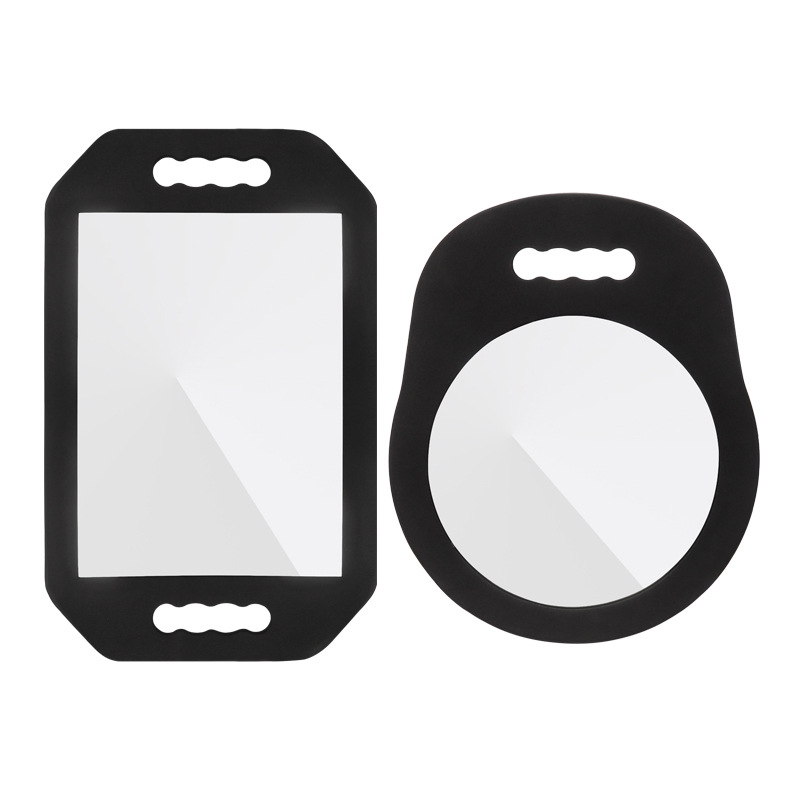 Espejo cosmético de belleza y peluquería ESPEJO redondo de espuma espejo cuadrado barbería resistente a las caídas espejo trasero especial espejo trasero resistente a las caídas HD