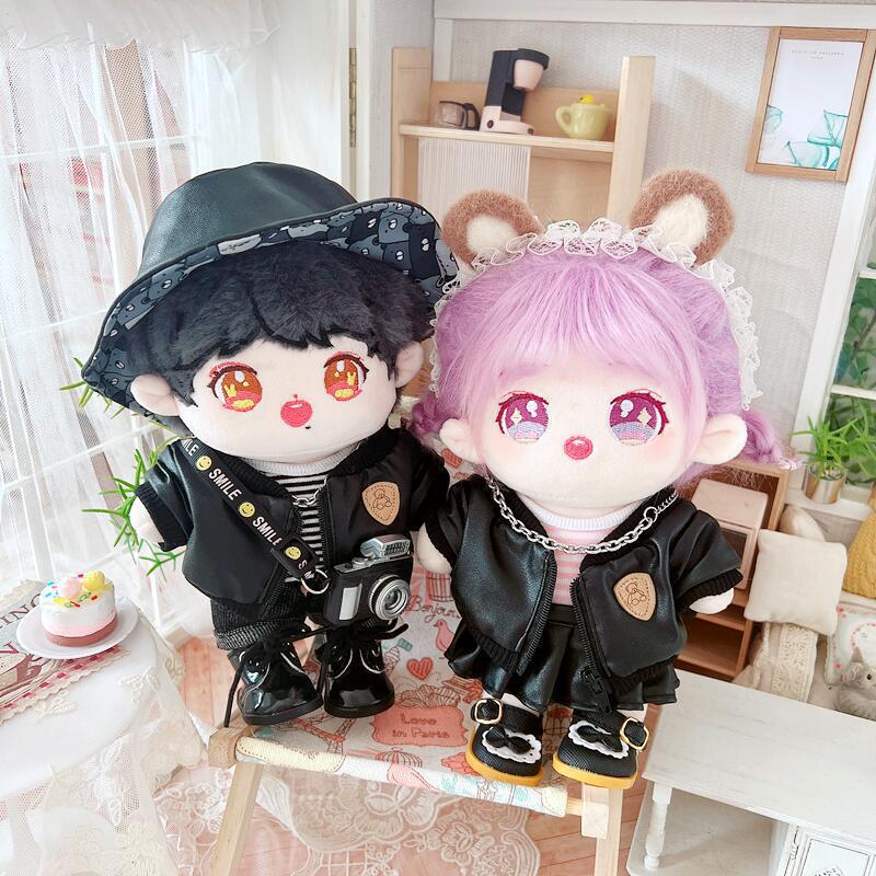 Cotton Doll 20cm Baby Clothes Star Doll Normal Body Fat Naked Baby Leather Pole Skirt Suspender Skirt Cotton Doll 20cm Baby Clothes Star Doll Normal Body Fat Naked Baby Leather Pole Skirt Suspender Skirt