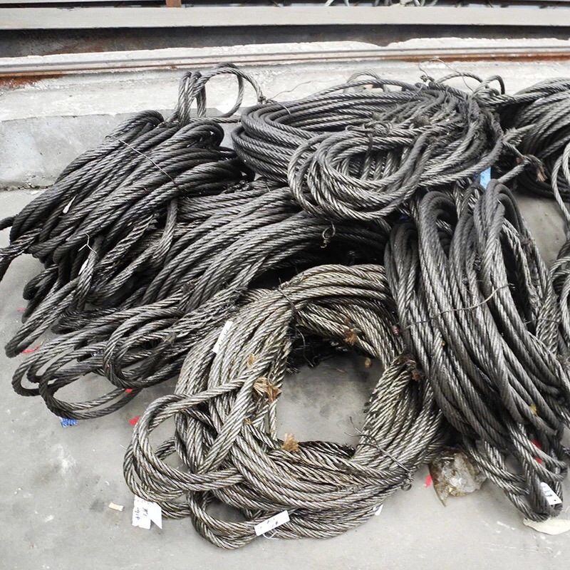 光面钢丝绳插编钢丝绳18mm*6米做好6米8米4米行车吊车吊货手工编