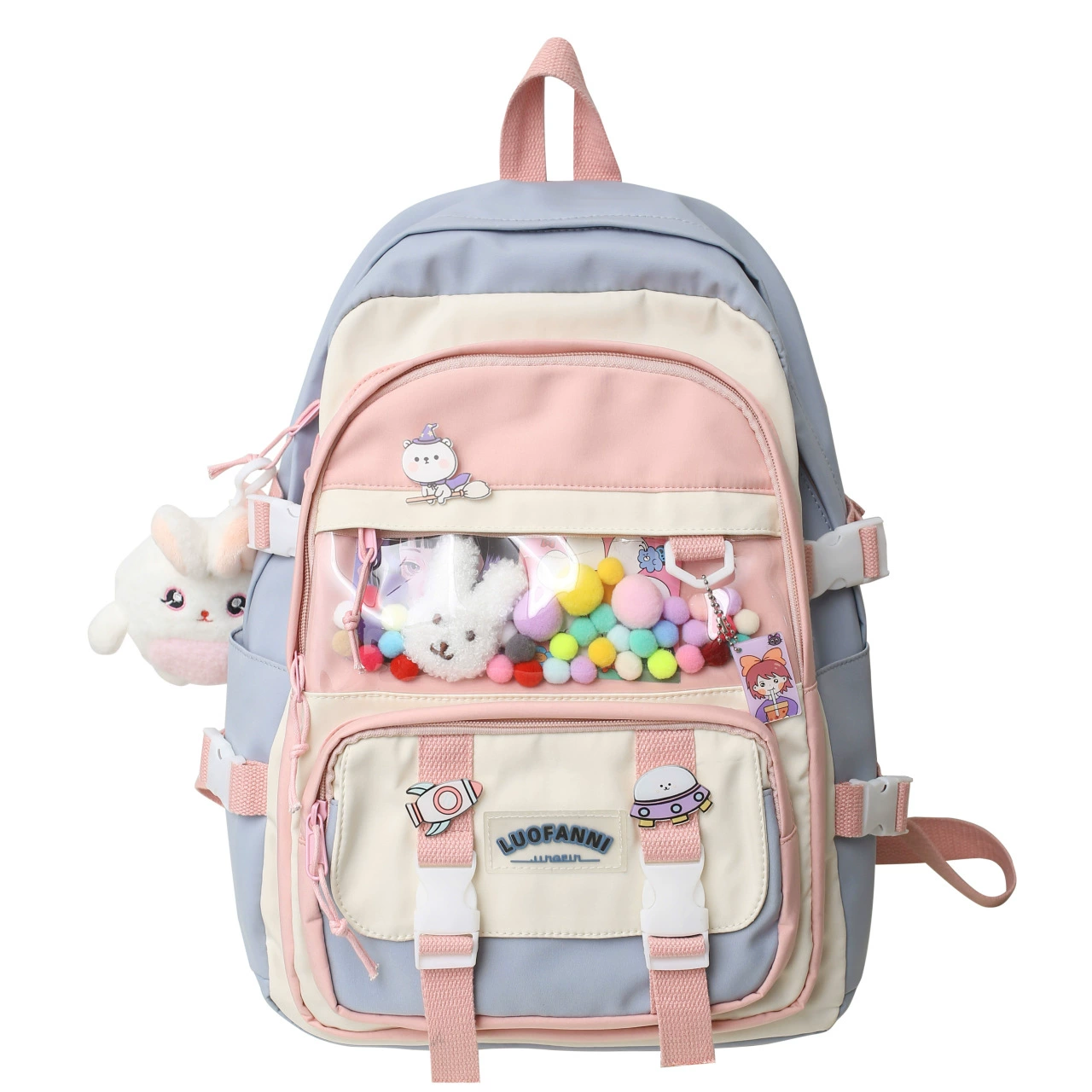 Capacious backpack, school bag, brand fashionable shoulder bag, wholesale, 2023, Korean style