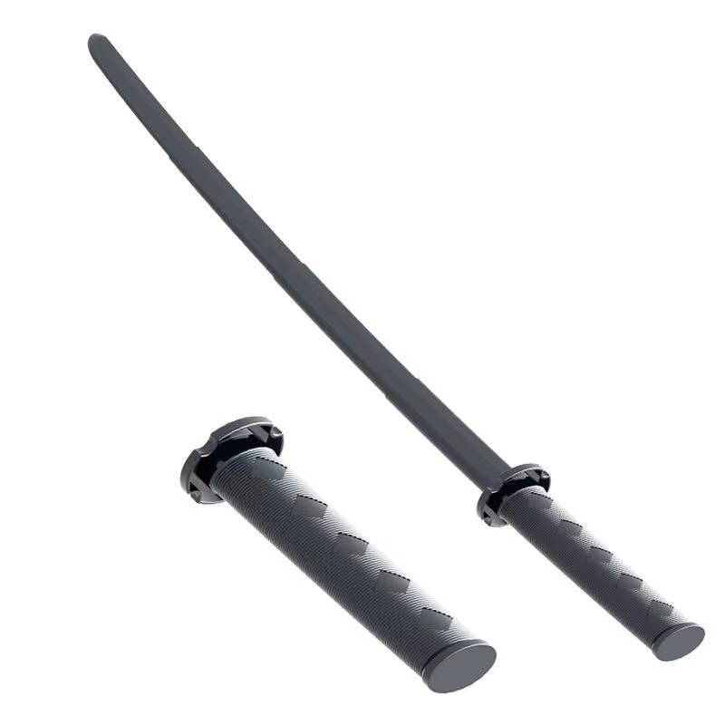 3D celebridad de la red gravedad telescópica katana cuchillo telescópico espada espiral rábano espada telescópica samurai hoja juguete Douyin mismo estilo