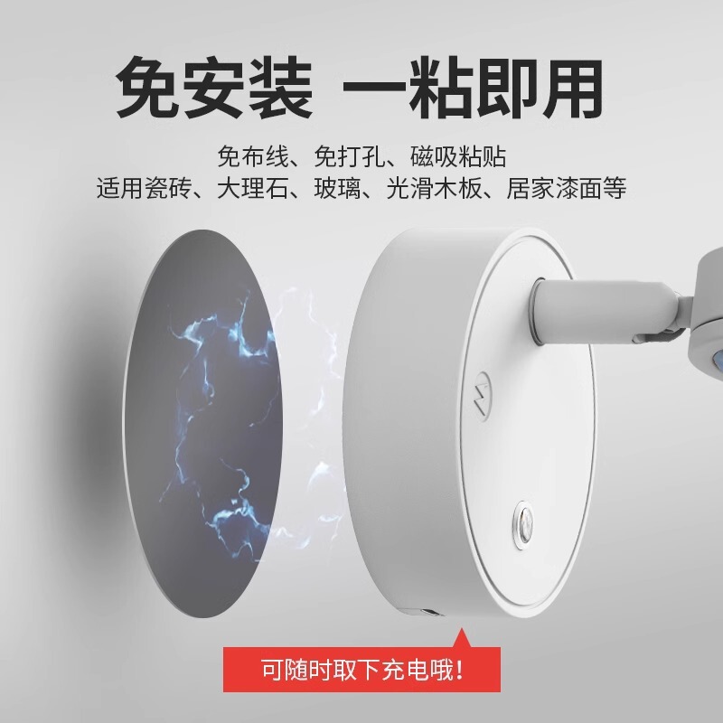 3色調光サンセットレッドリモコンなしナイトライトルームタッチ小型テーブルランプウサギパンチ通路玄関壁ランプ|undefined