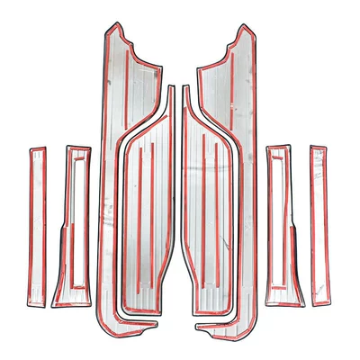 Dekorativ pedal başlıqları, Xia Door Sill Strips, Welcome
