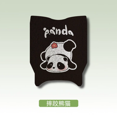Electric vehicle foot mat — 70-H Pad - yadi-white-shark-7090-short-version-without-side-pedal-slip-panda