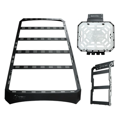 for Haval Raptor Roof: Roof rack - roof-platform-side-ladder-side-mecha
