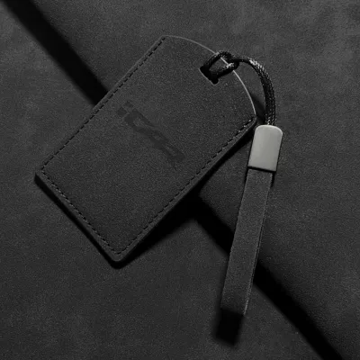 Car key bag — Chery Icar03/03T/Icarv23 Card Key - icar-new-carbon-black-leather-rope