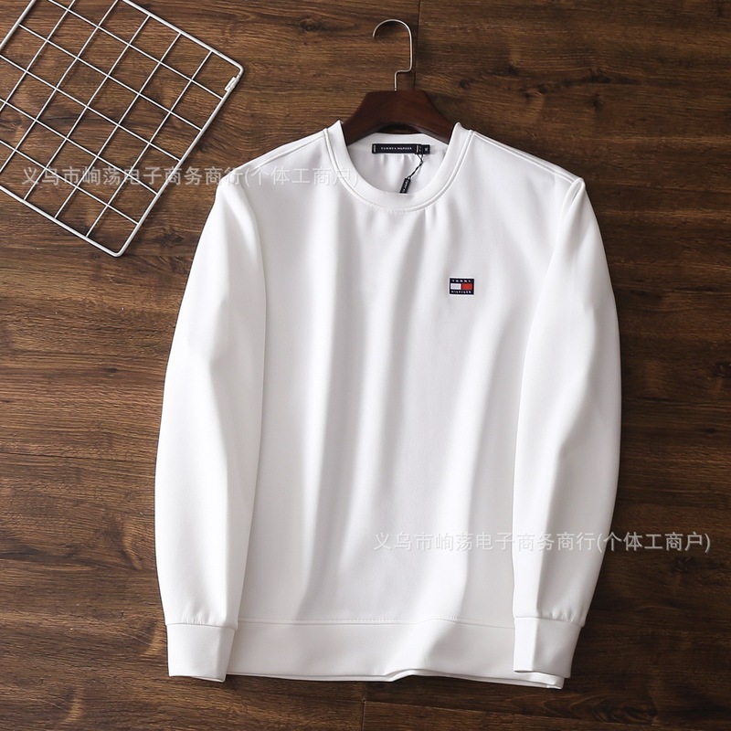 Tommy hilfiger/汤米 2025秋冬新品男女情侣款休闲刺绣简约毛圈卫|undefined