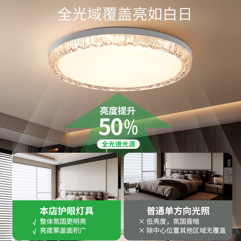 Grand View Garden 2026 nueva lámpara de techo para el dormitorio simple moderna dormitorio principal estudio italiano lámpara Zhongshan 357L