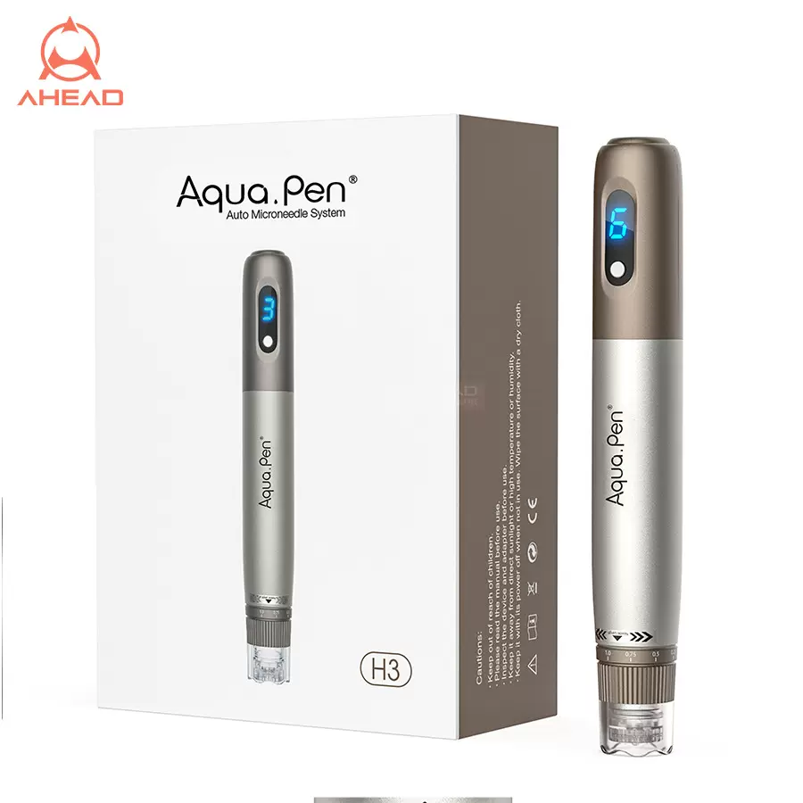 跨境新品Hydra pen H3 电动美容仪精华液导入仪可载液电动微针笔