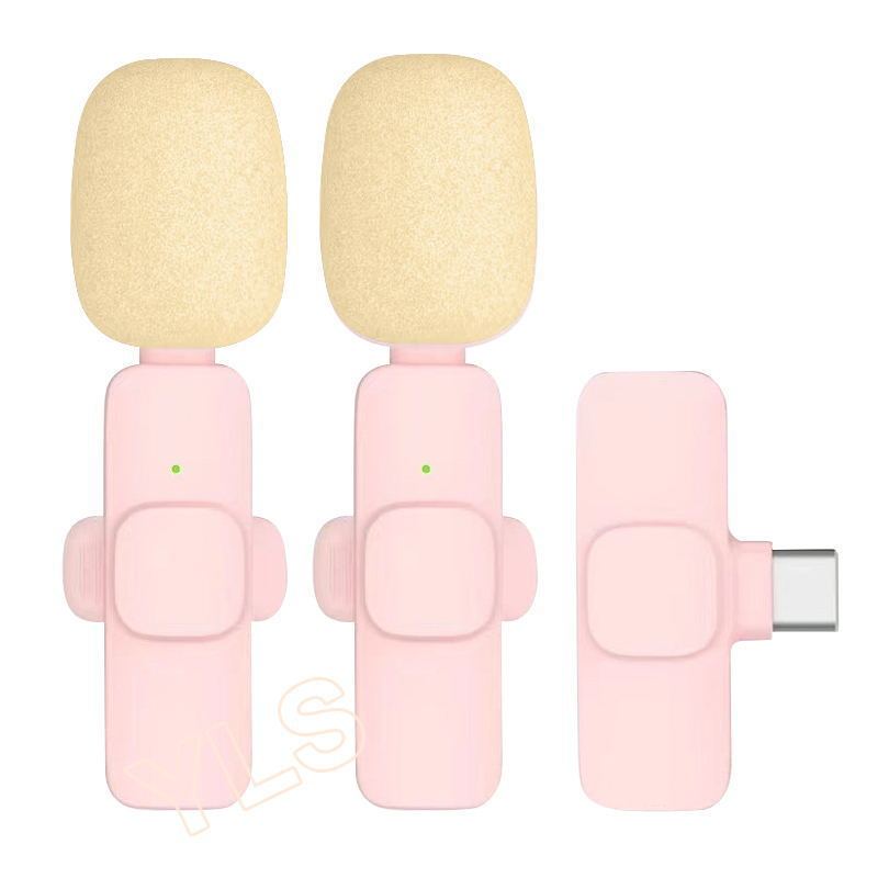 録画アンカー ライブブロードキャスト ワイヤレスラベリアマイク 1対2携帯電話ライブブロードキャスト Bluetooth ミニビデオラジオマイク|undefined