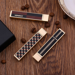 百誠海一號經典迷你細長條砂輪充氣明火打火機 創意個性