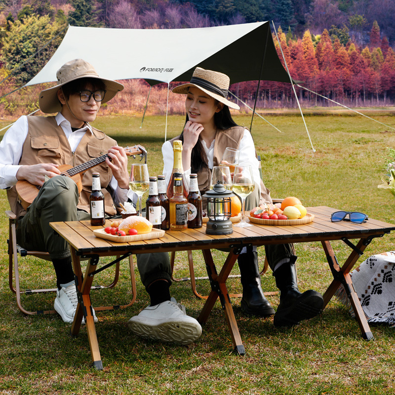 Outdoor Folding Table Wide Edition Table Panel Portable Storage Camping Table Barbecue Table Carbon Steel Imitation Wood Grain Table Outdoor Folding Table Wide Edition Table Panel Portable Storage Camping Table Barbecue Table Carbon Steel Imitation Wood Grain Table