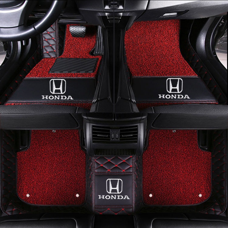 Suitable for Honda Accord, Fit, Civic, City, CRV, Crider, HR-V, Jade, and Breeze full-coverage car floor mats