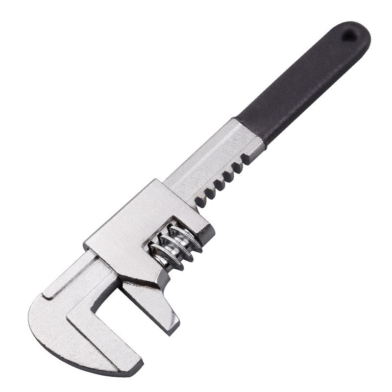 Fábrica al por mayor llave ajustable llave tipo F Águila boca grande abierta llave de tubo de agua de ángulo recto herramienta de paso largo