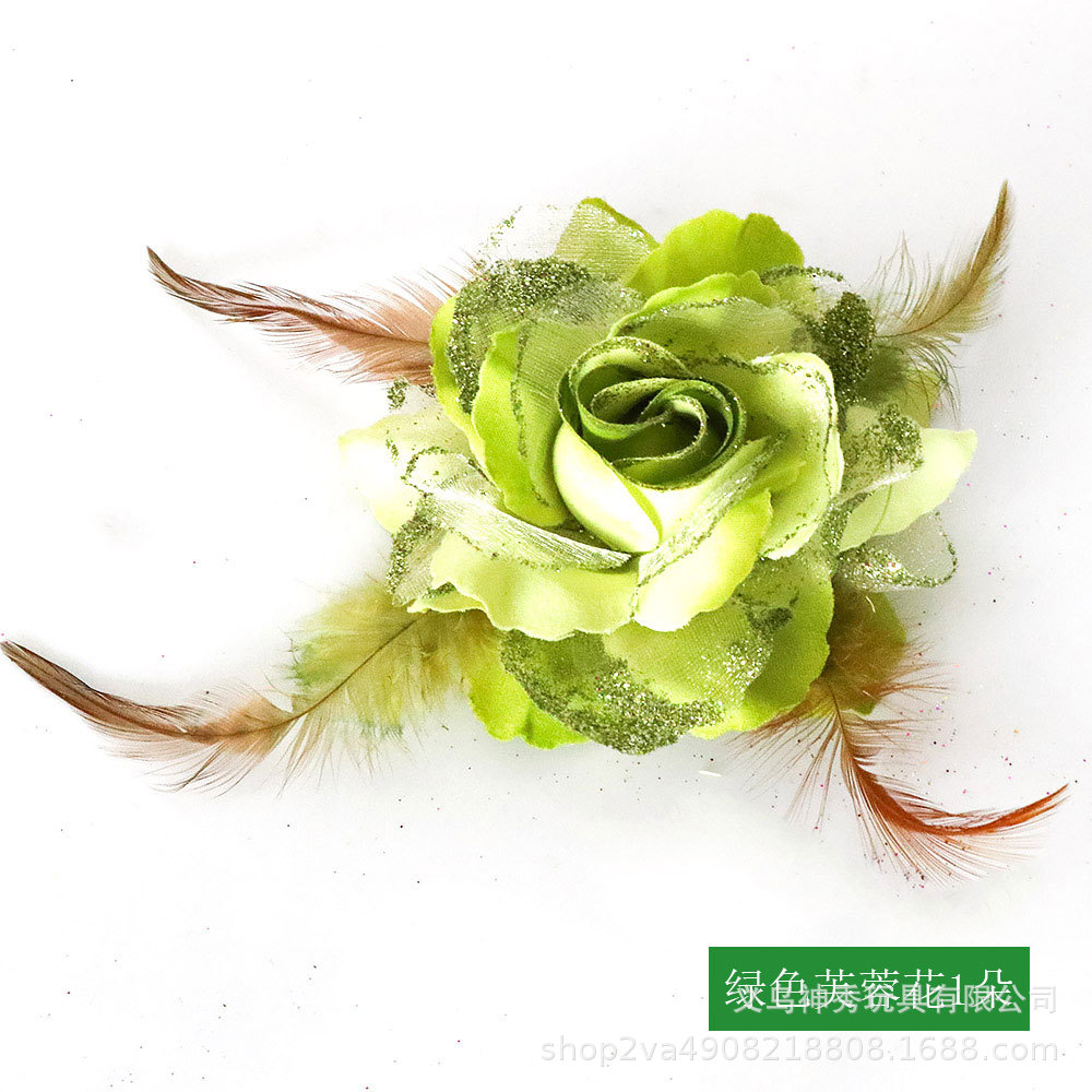 1 tela Rosa flor artificial decoración lirio artificial Hibiscus flor cabeza solo hecho a mano DIY tocado fotografía apoyos