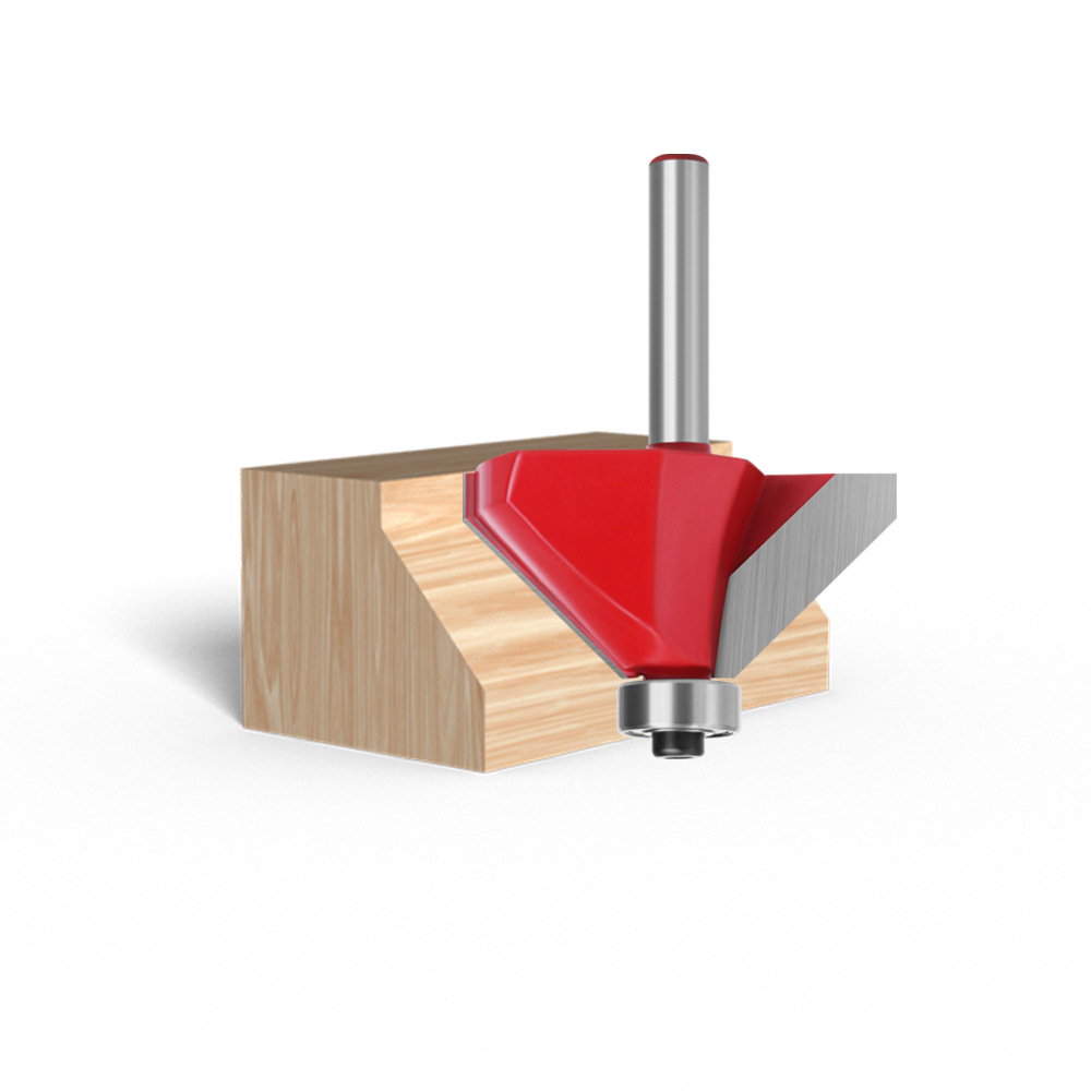 1/4 mango 6-MANGO Bevel cuchillo de encaje cuchillo redondo de carpintería semicírculo alivio cuchillo de carpintería fresadora máquina de corte