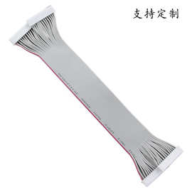 厂家批发端子连接线 公母对接带端子扁平排线 2-30P红白排线