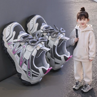 儿童鞋子运动鞋2026新款秋冬季韩版女童老爹鞋男童拼色户外登山鞋