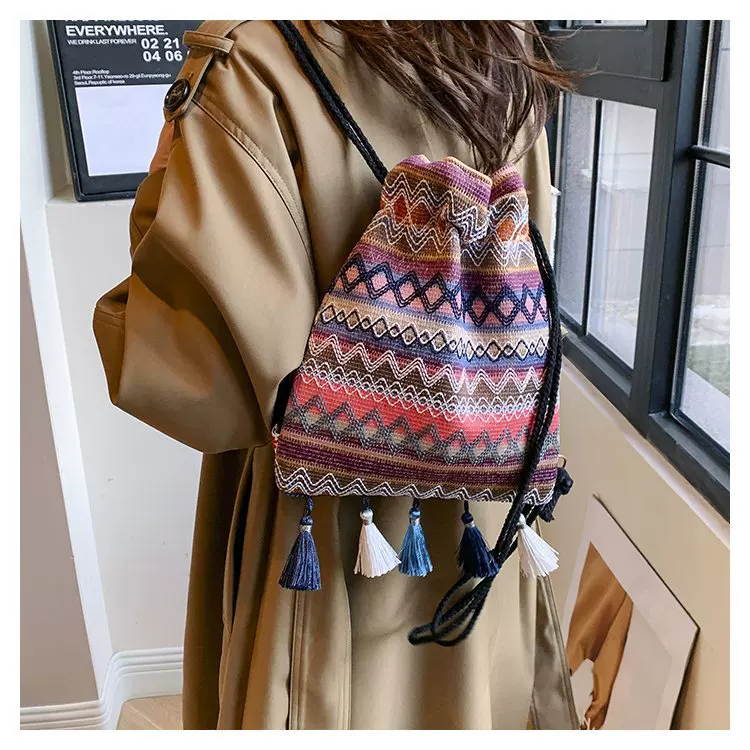 High quality ethnic universal bag, backpack, ethnic style