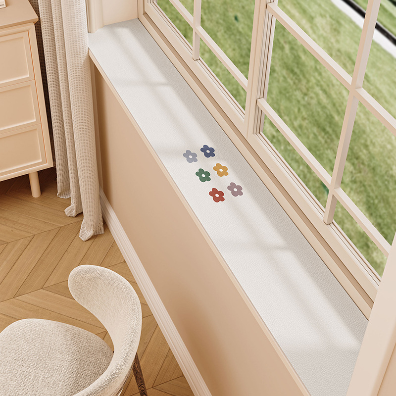 Extremely Narrow Window Sill Pad Waterproof and Dustproof Protective Pad Protective Pad Sun Protection Soft Diatom No-Wash Wipeable Window Edge Pad Can Be Cut