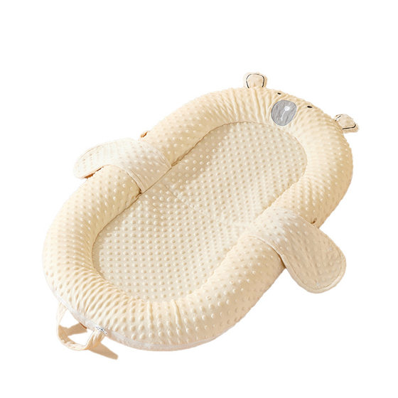 Bed-in-bed baby baby pressure-proof bed newborn sleeping artifact folding slope security anti-spitting milk comfort