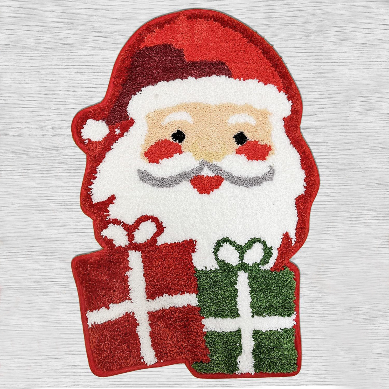 Navidad transfronteriza decoración alfombra de suelo alfombra de suelo de árbol de Navidad imitación alfombra de suelo de baño alfombra de puerta alfombra de decoración de vacaciones