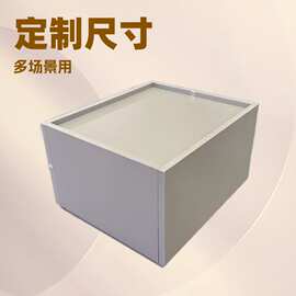 极简灰色床头柜卧室家用置物架现代简约小户型床边柜收纳柜