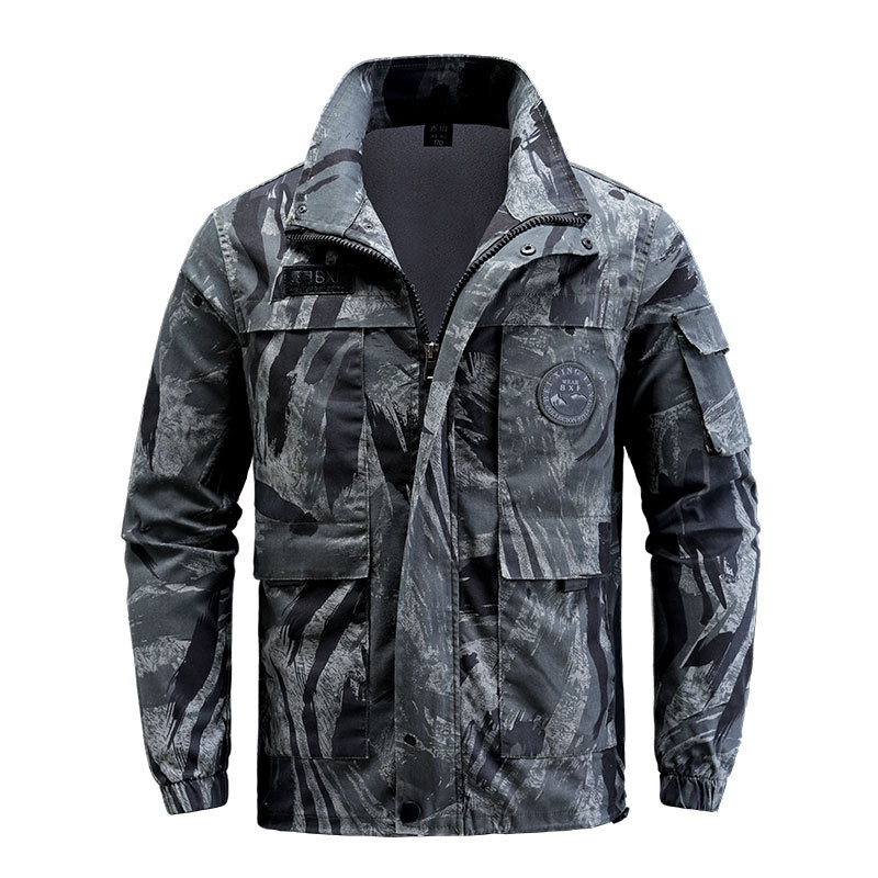Vêtements de travail pour hommes et femmes, vêtements de travail anti-brûlure, vêtements de travail pour ouvriers d'atelier de réparation de machines, vêtements de camouflage résistants à l'usure_voghion.com