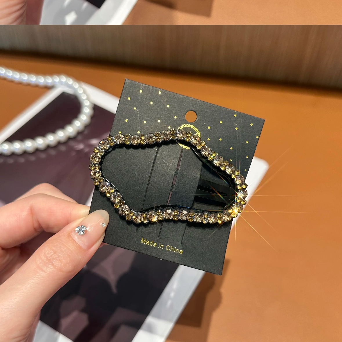 All Seasons Season Shiny Women's Geometric Plastic Hair Clip