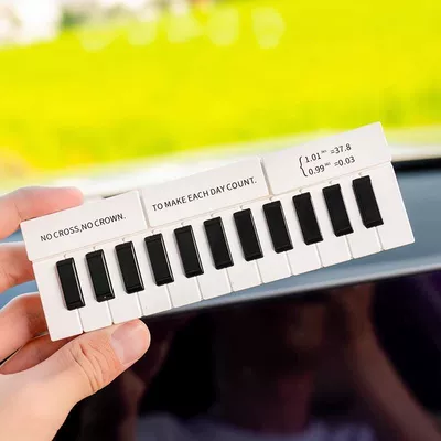 Temporary Parking Sign, Cute West: Nömrəli dayanma kartı - a-single-piano-parking-sign
