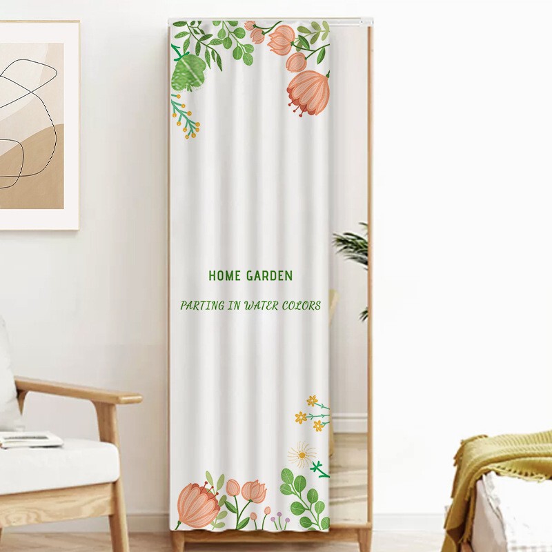 Full Body Mirror Curtain Dressing Dressing Table Dressing Curtain Cloth Covering Cloth Light Luxury Floor-Standing Bathroom Glass Door Curtain