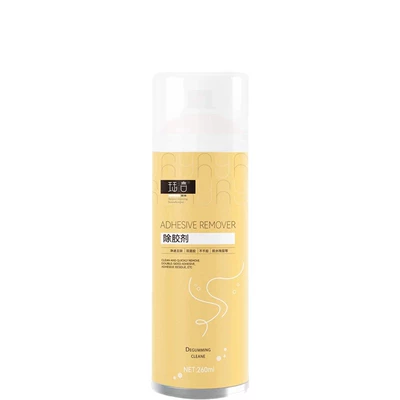Jueyan Adhesive Remover Multi-Purpose Adhesive Remover for Cars and Home Use Adhesive Remover for Sticky Residues and Double-Sided Tape on Glass (Glass agent) - jueyan-glue-remover-260-pressure-can-yellow-bottle