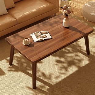 Modern Minimalist Small Household Table for Small Apartments, Rental Rooms, Bedroom Floor-Standing Small Square Table, Living Room Floor Table