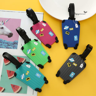 (Wholesale), (Cross-border trading), suitcase PVC, luggage tag, (Physicals)