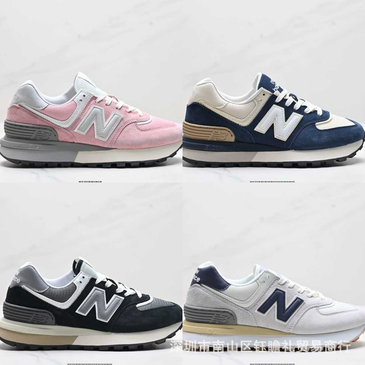 Кроссовки спортивные New Balance, обновленная дышащая повседневная обувь, унисекс, размеры 36–45