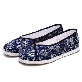 老北京千层底布鞋女式春秋款圆头休闲鞋 厂家直销休闲百搭