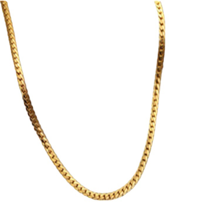 Collier en or galvanisé de 5 mm, bijou tendance_voghion.com