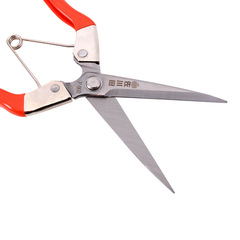 台灣佐川田902 采果剪花卉鋸齒式不鏽鋼鉻鐵柄摘果剪火龍果剪刀