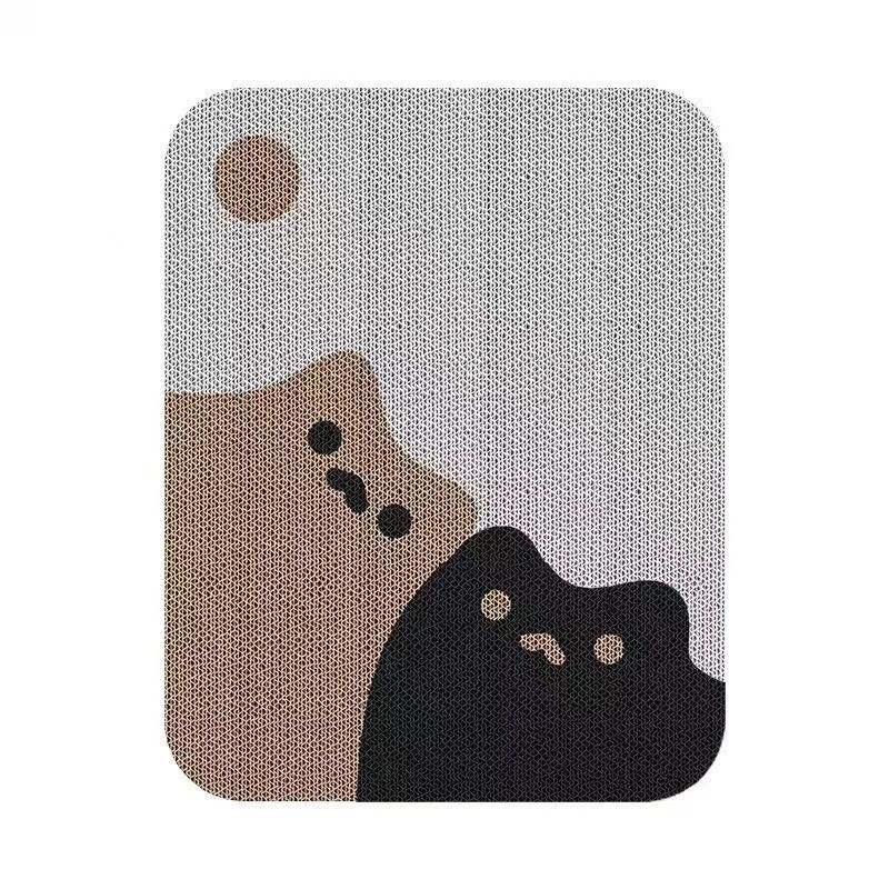 흰색 바탕 고양이 스티커 (35*45*2 cm)
