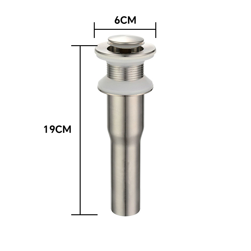 Accesorios de desagüe de lavabo de acero inoxidable, lavabo, lavabo, juego de caída de lavabo, rebote, reversión, desodorante