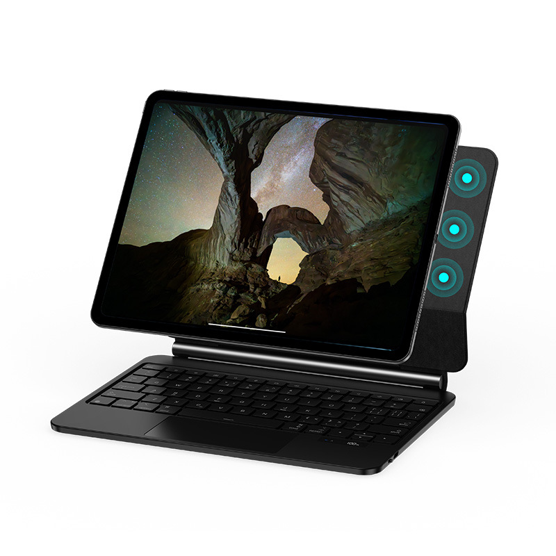 Funda protectora con teclado inalámbrico magnético para Apple iPad Magic Keyboard pro11, tablet air5/4, 10.ª generación