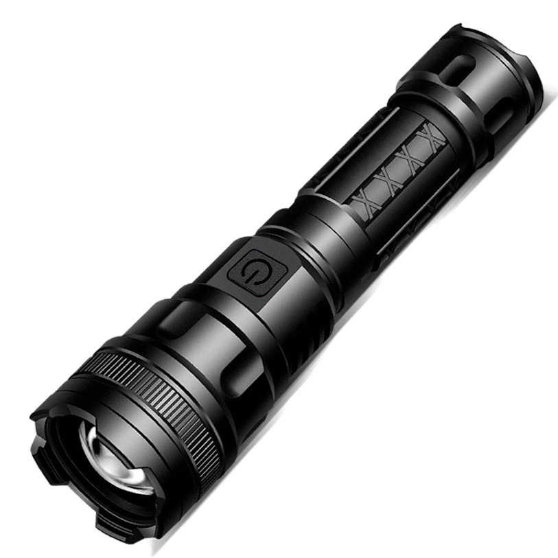 Detección de luz transfronteriza T6 linterna USB carga al aire libre linterna LED Detección de luz de emergencia camping linterna de luz fuerte al por mayor