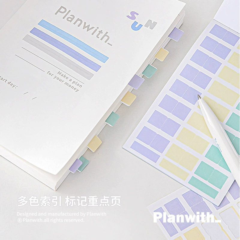 Planwith мультифункциональные учебные ключевые ярлыки, наклейки для пометок и маркировки
