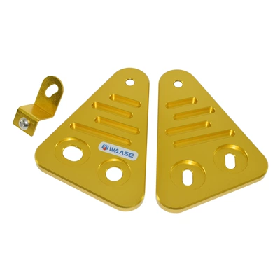 lampshade, Motorcycle frame - headlight-bracket-gold