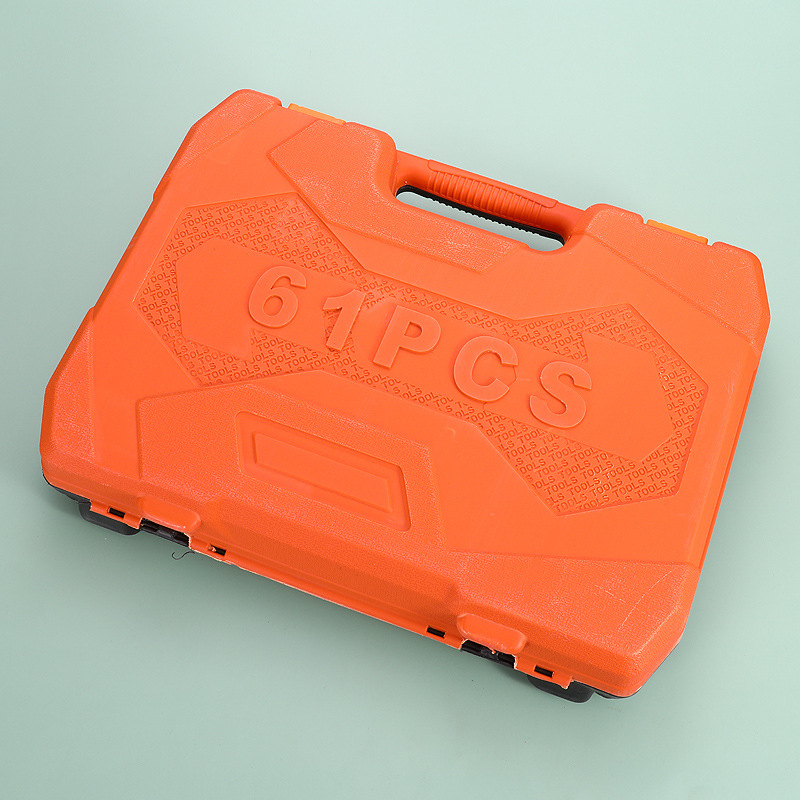 61-pieza de reparación de automóviles herramienta de mantenimiento de automóviles de reparación de automóviles socket Juego de llaves de doble propósito llave de combinación herramienta