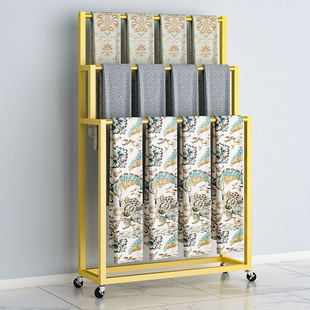 Scarf shelf silk scarf display stand floor clothing store pants display stand multifunctional hanging belt fabric display