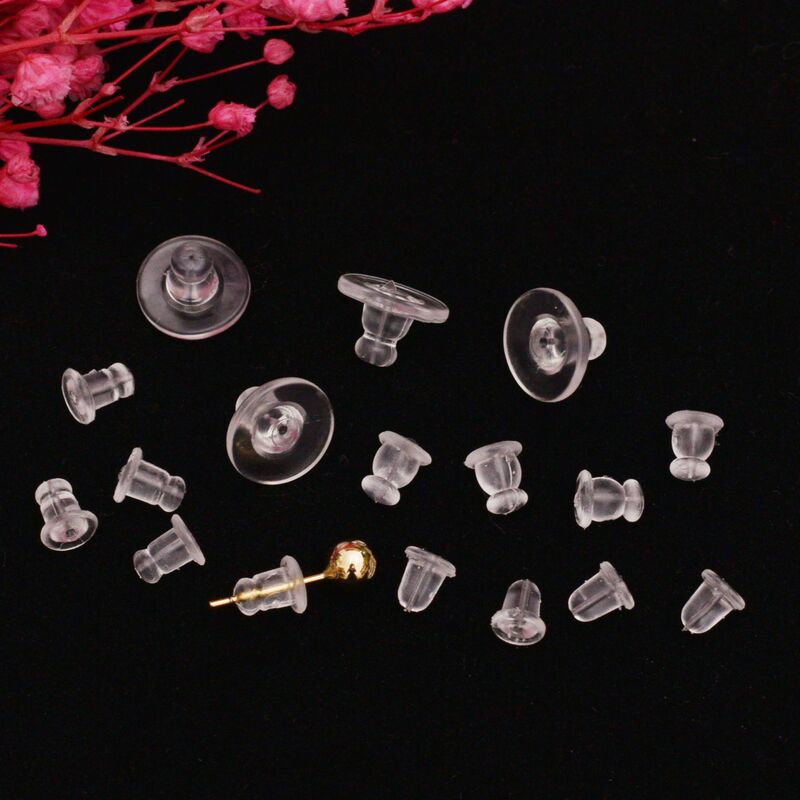 Silicone Earplugs Bullet-Shaped Large Ufo Earplugs Ear Studs Ear Plugs Ear Caps DIY Earring Accessories Cross-Border Korean Version