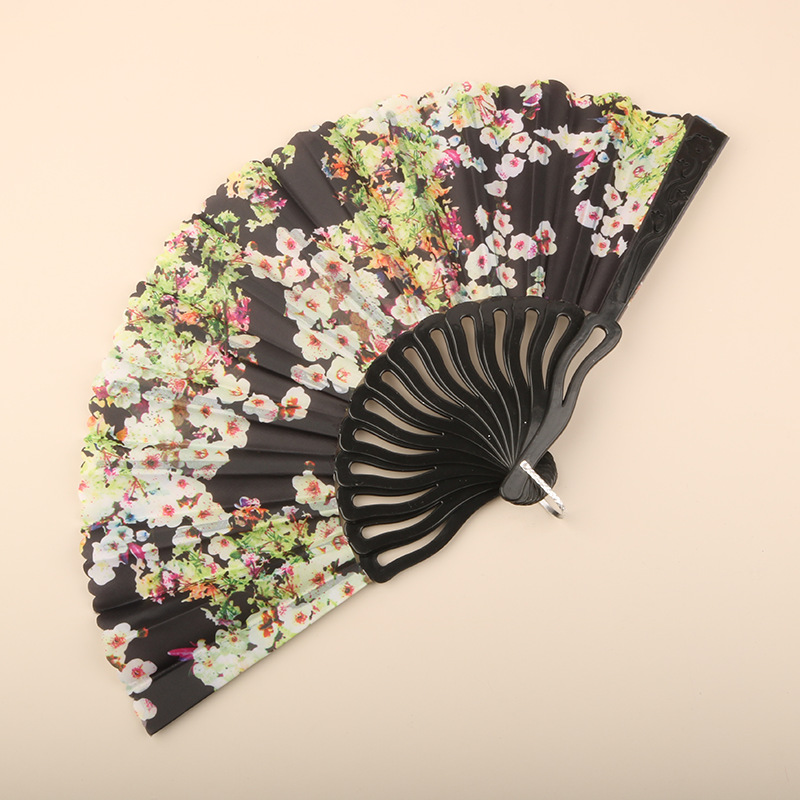 Abanico Plegable de Encaje de Plástico, Estampado, para Danza image 91
