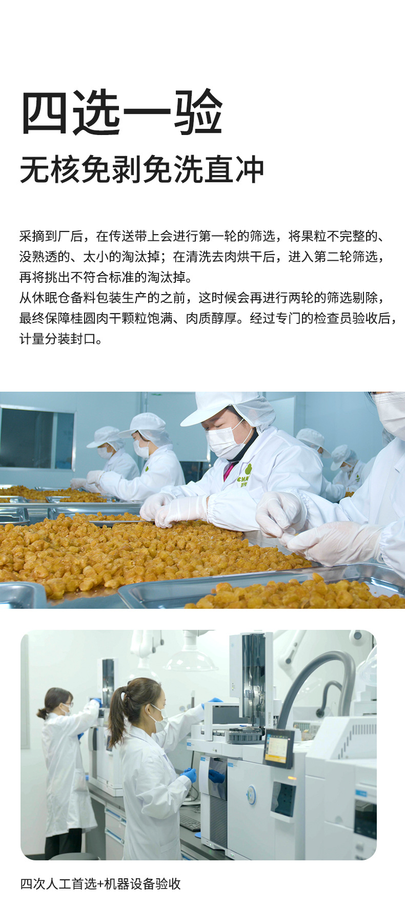 Dried Longan Fruit Tea Gui Yuan Rou 350g Can Sugar-Free Pitted Herbal Floral Tea preparation